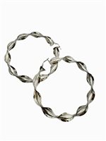 Orecchini Domar Donna Cerchi argento 925 in Argento ORAR-520-280